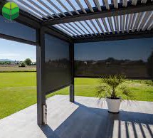 Chất Lượng Cao Nhôm Bên Ngoài Cửa Sổ Ngoài Trời Sun Shade Zip Màn Hình - Product Image 2