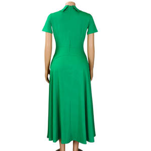 Abito da Cerimonia Elegante a Vita Alta per Donna, Stile Africano per Feste Serali - Product Image 3