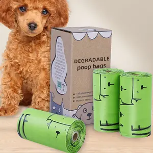 Best Pet Supplies Leak Proof And Extra-thick Biodegradable Poop Dogs Bags For Waste