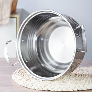 Paslanmaz çelik kapak ev çorba tenceresi, Congee tencere seti, dört parçalı set - Product Image 3