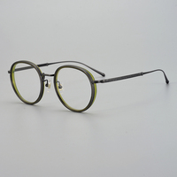 RLT5911 nouveau japon japonais 100% fait à la main en acétate pur titane optique de luxe de qualité supérieure montures de lunettes