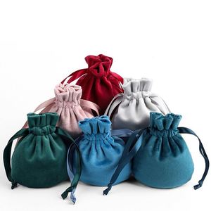 Newly Released Fashionable Luxury Jewelry Pouch with Drawstring Closure Custom Logo High Quality <b>Mini</b> Cosmetic Bag - Product Image 4