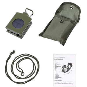 Boussole étanche IPX65 en métal pour activités de géologie et de randonnée avec clinomètre de visée - Product Image 6