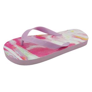 Stylish Tie Dye Print <b>Ladies</b> Flip Flops Pink Abstract Art Beach Sandals Lightweight Non <b>Slip</b> Summer Slippers Manufacturer Bulk - Product Image 1