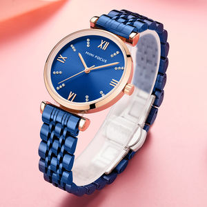 <span class=keywords><strong>MINI</strong></span> <span class=keywords><strong>FOCUS</strong></span> MF0335L nuevo <span class=keywords><strong>reloj</strong></span> de cuarzo Popular para mujer, relojes de pulsera dorados informales para mujer, relojes de moda de acero inoxidable para mujer - Product Image 4
