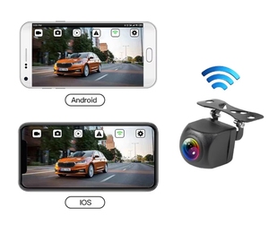 Arabalar için kablosuz 170 derece WiFi dikiz monitör HD gece görüşlü araç kamerası WIFI ile uyumlu iPhone <span class=keywords><strong>Android</strong></span> 12V 24V - Product Image 6