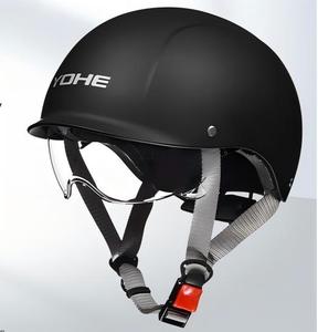YOHE <span class=keywords><strong>DK6</strong></span> demi-casque 3C certifié chapeau de sécurité de moto électrique pour hommes et femmes double visière quatre saisons adapté nouveau - Product Image 4