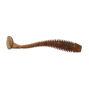 Señuelo suave con cola en T de 6 cm y 1,3 g, gusano artificial de silicona para pesca de lubina en agua dulce - Product Image 3