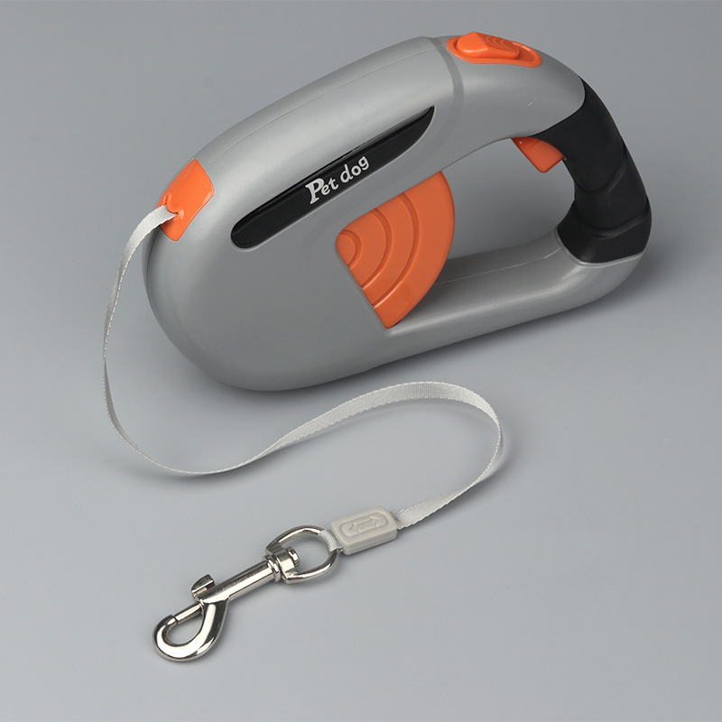 Corde de traction rétractable (gris-orange)