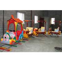 Voiture de parc d'attraction personnalisée, train électrique de centre commercial pour enfants