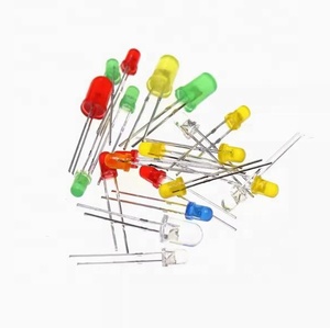 Bóng đèn <span class=keywords><strong>Led</strong></span> 3 màu 5mm f3f5 Đỏ Xanh Vàng xanh trắng trong dòng thử nghiệm gói hạt đèn - Product Image 2