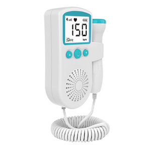 Monitor <span class=keywords><strong>Fetal</strong></span> Doppler con Certificación CE, Funciona con 2 Pilas AA, Blanco y Rosa - Product Image 6