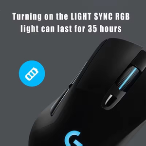 Souris de jeu sans fil Logitech G703 HERO LIGHTSPEED avec capteur HERO 25K et éclairage RGB - Product Image 5