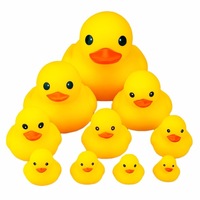 Canards jaunes en plastique, directement de l'usine, jouets de bain, canards qui font du bruit et qui coulissent, pour parcs d'attractions et piscines, pour les 14 ans et plus