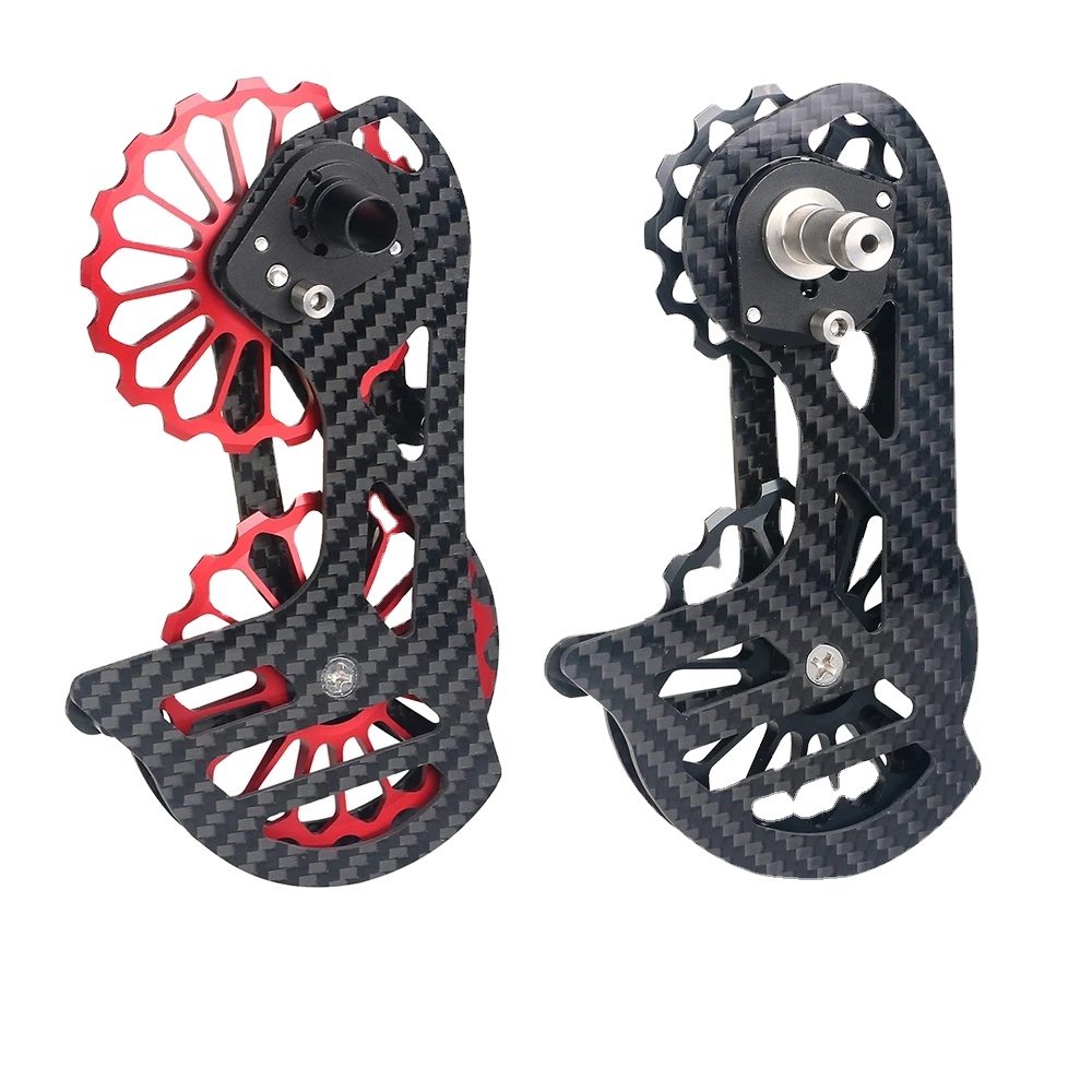 TOSEEK углеродного волокна 6800/8000/8050/9000/9150 задний переключатель шкив защитный кожух шестерни велосипедные шлемы скорость приводной ременный шкив