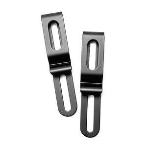 JH-mch यूनिवर्सल बेल्ट क्लिप होल्स्टर को बेल्ट के लिए बहुमुखी भारी शुल्क उच्च शक्ति वाले काले स्टेनलेस स्टील क्लिप का उपयोग करना आसान है - Product Image 1