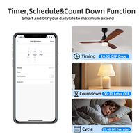 Interrupteur intelligent WiFi UBARO Tuya pour ventilateur et lumière, panneau tactile en verre trempé 86 mm, contrôle de la vitesse du ventilateur, compatible Alexa, Google Home, Smart Life