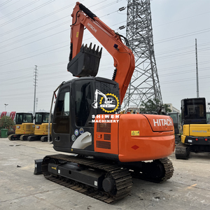 รถขุดฮิตาชิ zx70 ยี่ห้อญี่ปุ่น เครื่องยนต์อีซูซุ CC-4JG1 น้ำหนัก 7 ตัน รถขุดขนาดเล็กมือสอง zx60 zx65 zx75 - Product Image 6