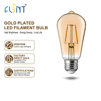 Ampoule LED à filament de verre Super Eco Décorative, CRI 90, E26 E27, 2W, ST21 ST64, pour l'éclairage domestique, hôtelier et commercial