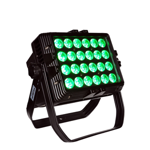 En stock 24/18 Watt RGBWAUV LED Lampe murale carrée étanche IP65 Lumières mobiles avec corps en aluminium Projection DMX512 - Product Image 2