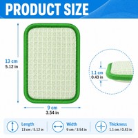 Chiffons de nettoyage Foamstar, double face, tout usage, éponge non rayante, tampon à récurer pour le nettoyage de la cuisine