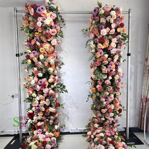 SPR Purple Rose Artificial Flower Arrangement Wedding Centre Table Aisle Runner Decoration Premium <strong>Floral</strong> Mariage Wedding - Product Image 4