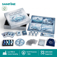 Jeu de cartes Pirate Take-That avec doubloons métalliques SMETA 2-Pillar Small As Status pour jeu de combat, boîte à poignée en cuir