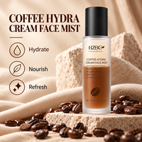 Brume hydratante pour le visage au café, fabricant OEM, marque privée, antioxydant, hydratant, revitalisant, soin de la peau, fournisseur en gros, ODM