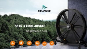 Keystone 1.5m 2m 80-Inch Movable Pedestal Fan WIFI <b>Control</b> Quiet Quaint Gym Use Aluminum <b>Standing</b> Floor Ventilation Fan - Product Image 3