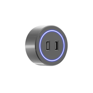 Innovative LED double USB <b>plug</b> by Pano.V, featuring 2 outlets for effortless <b>charging</b> and seamless power supply - Product Image 1