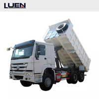 6X4 8X4 Sử Dụng Sinotruck Howo Tipper Tipper Tipping Sử Dụng Xe Tải Đầu Máy Kéo Xe Tải Để Bán