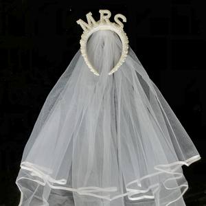 Accesorios para el cabello con diadema de perlas, cadena hecha a mano para fiesta de boda de la novia - Product Image 2