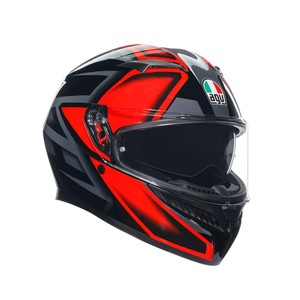 หมวกกันน็อค Agv K3 รุ่น E2206 สีดำแดง ไซส์ L แบบเต็มใบ - Product Image 1