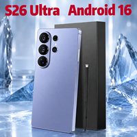 Teléfono Inteligente S 26 Ultra de Alta Calidad, 22GB+2TB, Gran Oferta, 5G, Pantalla de 7.3 Pulgadas, 108MP, 8000mAh, Deca Core, Android 16, Doble SIM, Desbloqueado