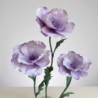 Décoration florale géante de mariage OEM, fleurs artificielles géantes pour vitrines de robes de mariée, fleurs en papier géantes