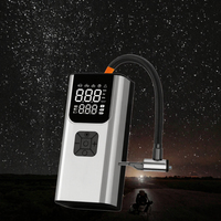 Compresseur d'air portable électrique pour voiture, pompe de dégonflage, batterie rechargeable, 150 PSI, manomètre numérique ABS, lumière d'urgence