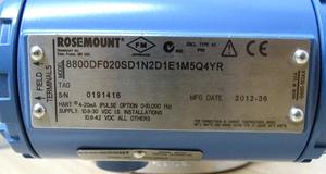 Débitmètre à zone variable série Rosemount 8800D en acier inoxydable OEM pour gaz, air, huile - Product Image 2