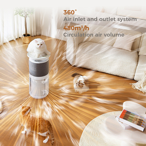 Purificatori d'Aria Intelligenti con Display AQI in Tempo Reale, Ideali per Peli di Animali e Rimozione Odori - Product Image 4