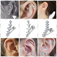 Sexe 2025 acier inoxydable oreille Tragus boucles d'oreilles Helix Daith corps Piercing Cartilage bijoux avec bas prix