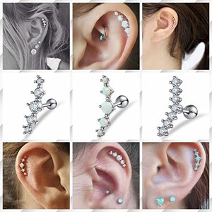 Sexo 2025 Acero inoxidable <span class=keywords><strong>oreja</strong></span> <span class=keywords><strong>Tragus</strong></span> pendientes Helix Daith cuerpo Piercing cartílago joyería con <span class=keywords><strong>precio</strong></span> bajo - Product Image 2