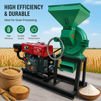 Machine à moudre les céréales à haute efficacité, broyeur électrique de maïs et de soja, petit moulin à aliments pour usage domestique et agricole