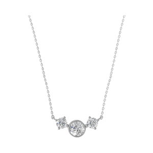 สร้อยเพทาย1.53cts คุณภาพสูงสายโซ่สุดคลาสสิกสำหรับเป็นของขวัญเครื่องประดับชั้นดีสำหรับผู้หญิง - Product Image 1