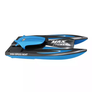Modelo de navegación de agua de fábrica RC 2,4G, juguete competitivo resistente a colisiones, precios de plástico, barco de alta velocidad, <span class=keywords><strong>lancha</strong></span> rápida <span class=keywords><strong>pequeña</strong></span> - Product Image 5