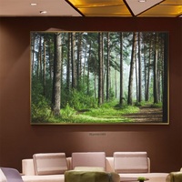 Peinture d'impression d'arbre d'image HD de paysage moderne sur la décoration de maison de mur de toile
