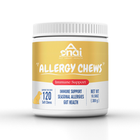Friandises à Mâcher Douces Naturelles Antibiotiques pour Chiens : Soulage la Toux et les Démangeaisons, Renforce le Système Immunitaire, Améliore la Santé Digestive et Intestinale pour Toutes Races et Tous Âges