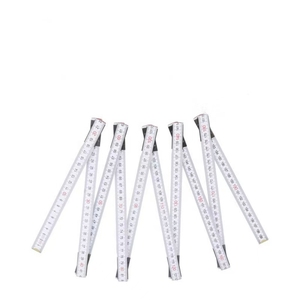Règles pliantes en bois avec mesures métriques et impériales pour la fonction pliable de papeterie scolaire - Product Image 5