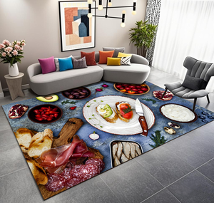 Luxueus zacht kristallen fluweel ecologisch antislip laagpolig tapijt voor woonkamer en slaapkamer, hoge kwaliteit - Product Image 1