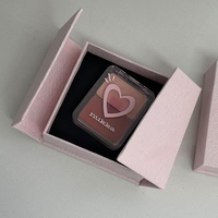 Boîte à bijoux magnétique écologique et recyclable avec emballage en carton rigide pour collier, bague, bracelet, cadeau