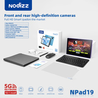 Nouveauté 2025, Npad 19, Tablette Tactile Intelligente 10.1 Pouces, Android avec Carte SIM, Souris et Clavier de Qualité, Double Cœur, Capacité Mémoire 12 Go, MTK