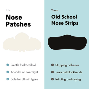 แผ่นแปะสิวไฮโดรคอลลอยด์สำหรับจมูก แผ่นแปะสิวไฮโดรคอลลอยด์แบบใช้ข้ามคืน แผ่นแปะสิวสำหรับดูดซับสิว แผ่นแปะรูขุมขนสำหรับจมูก - Product Image 4